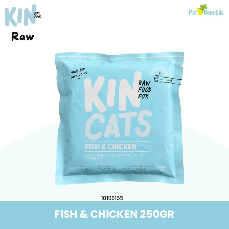 KINDogfood Makanan Kucing Cat food RAW Fish and Chicken 250gr