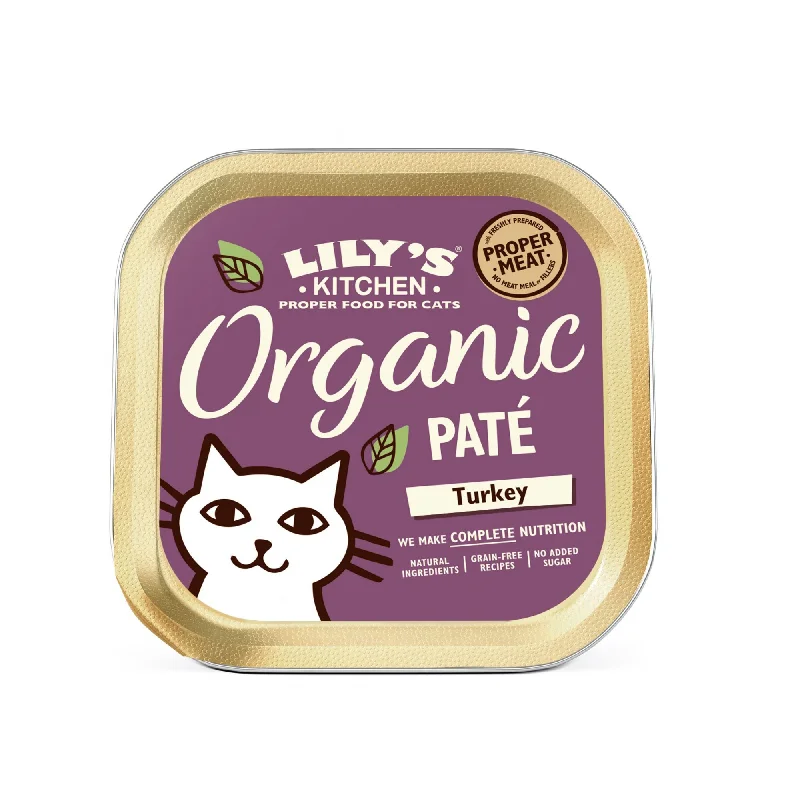 Lily's Kitchen Complete Organic Turkey Paté Cat Food