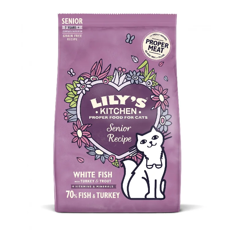 Lily's Kitchen Fish and Turkey Senior Cat Food