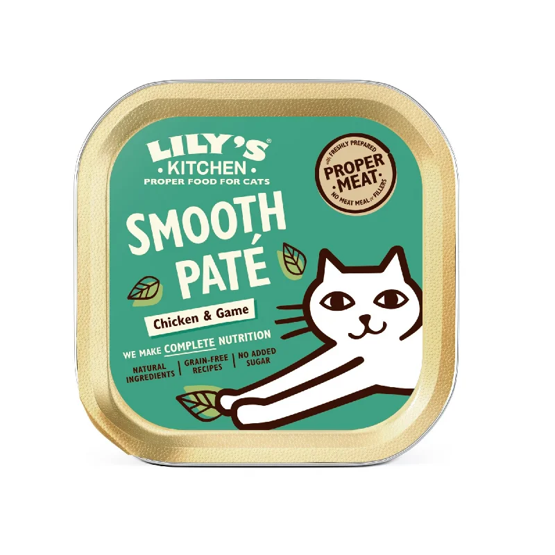 Lily's Kitchen Chicken and Game Smooth Paté Cat Food