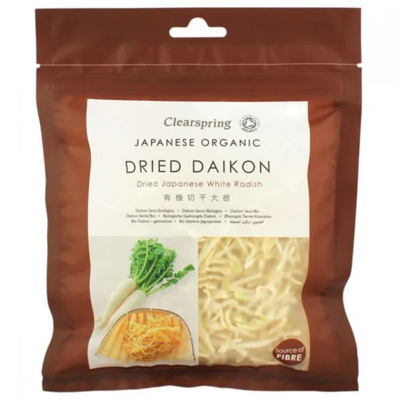 Clearspring Organic Dried Daikon - Dried Japanese White Radish 30g