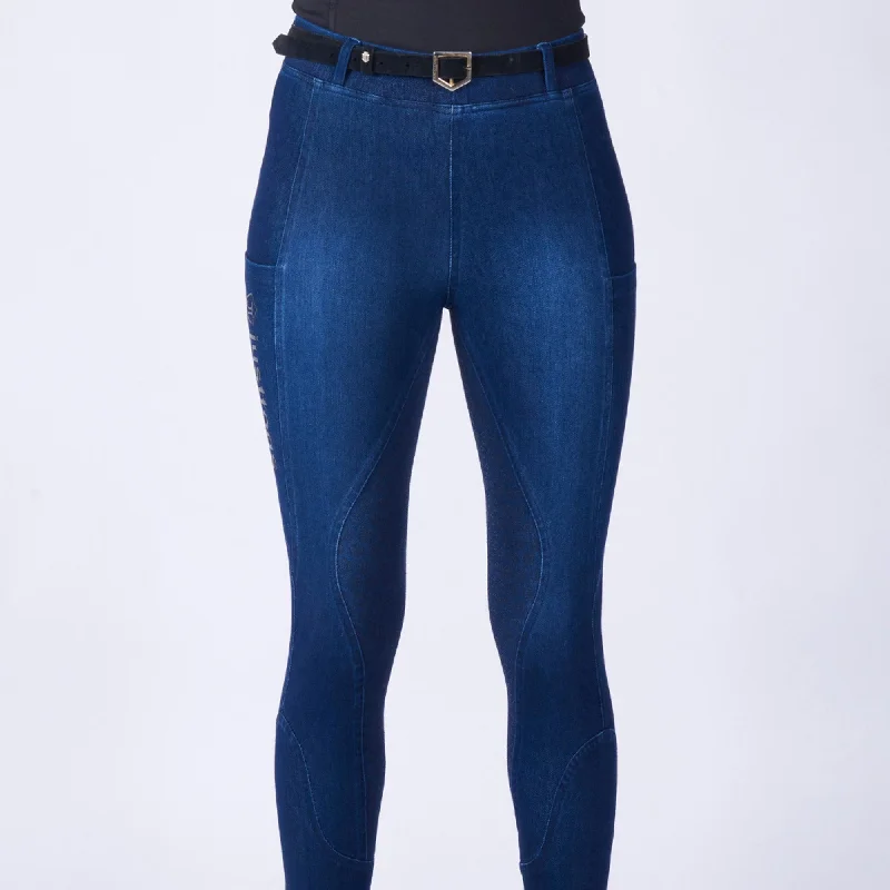 Just Togs Ladies Just Jeans Rider Tight - Denim