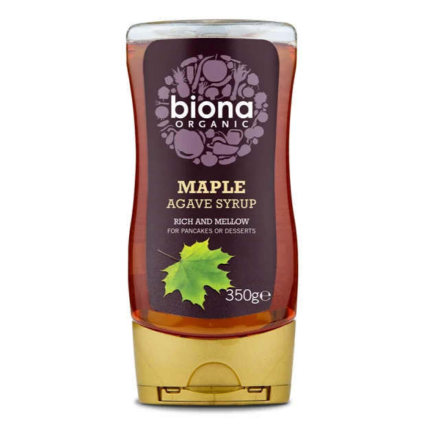 Biona Organic Rich & Mellow Maple Agave Syrup 350g