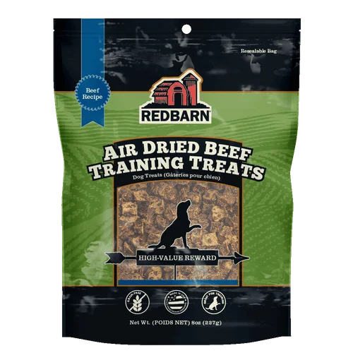 Redbarn Naturals Air Dried Beef Training Dog Treats, 8oz