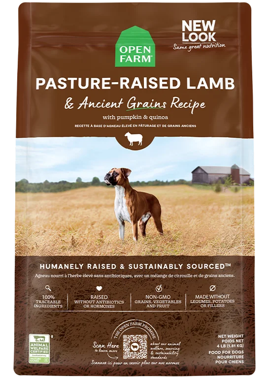 Open Farm Pasture-Raised Lamb and Ancient Grains Dry Dog Food