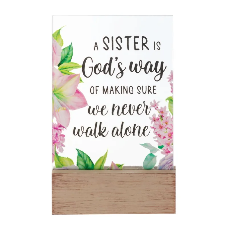 Ganz : Block Talk - A sister is God's way of making sure we never walk alone