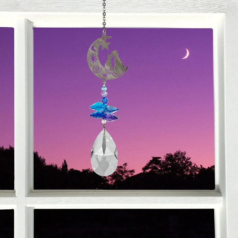 Woodstock Chimes : Crystal Fantasy Suncatcher - Cats