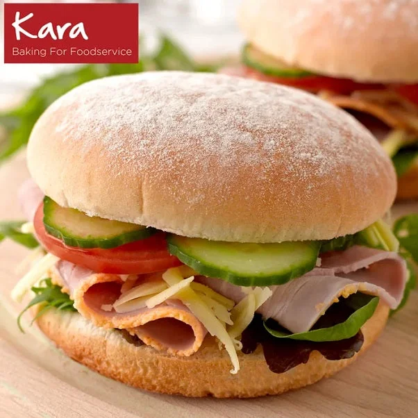 Kara Bakers 4" Vegan Sandwich Floured Baps (48pk)