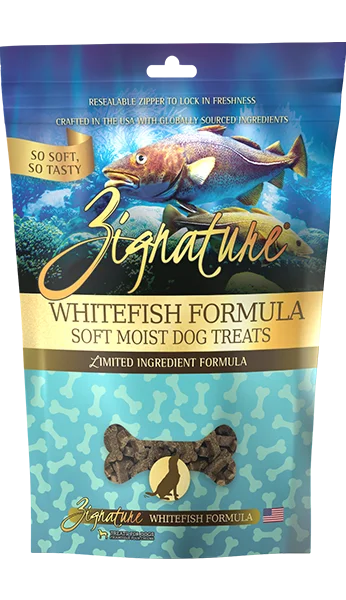 Zignature Soft Moist Whitefish Dog Treats