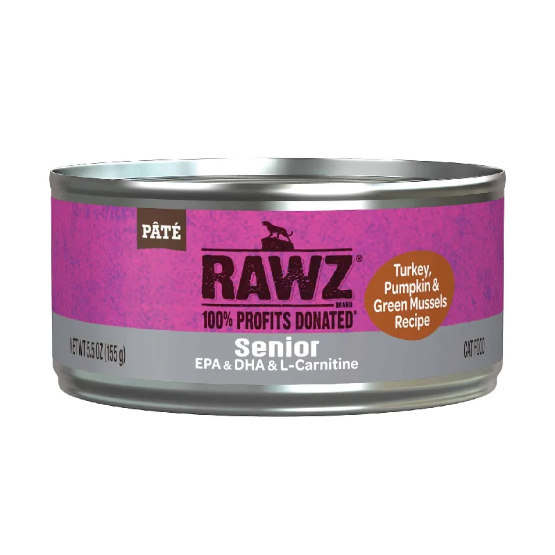 Rawz Senior Turkey, Pumpkin & Green Mussels Recipe Cat Food