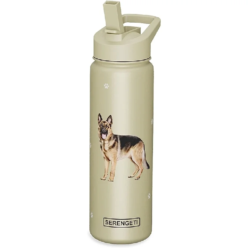 E & S Pets : Serengeti German Shepherd 24 oz Water Bottle