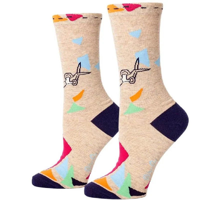 Blue Q : Women's Crew Socks - "You Crafty B**ch"