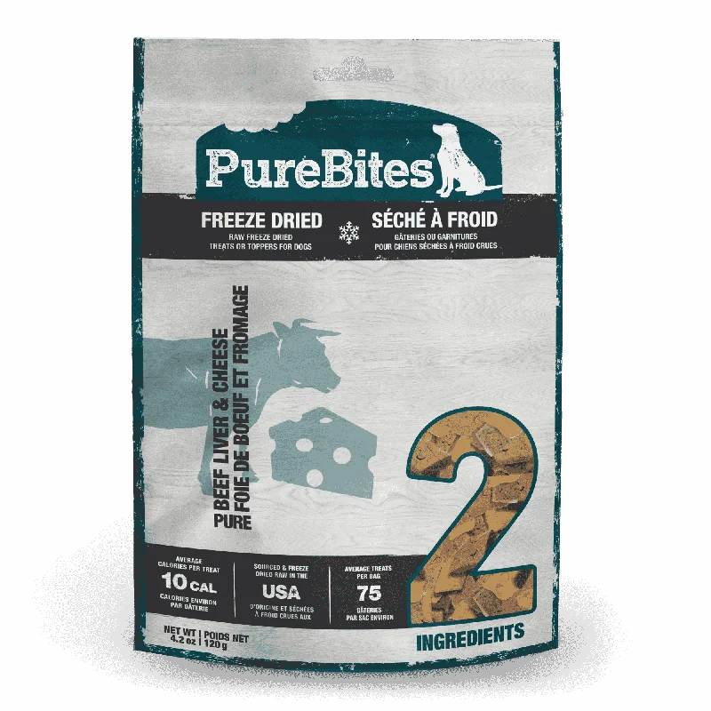 PureBites Freeze Dried Beef and Cheese Dog Treats