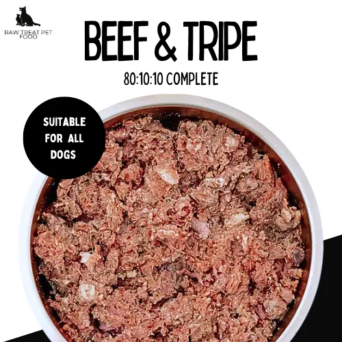 RAW TREAT PETFOOD - Beef & Tripe