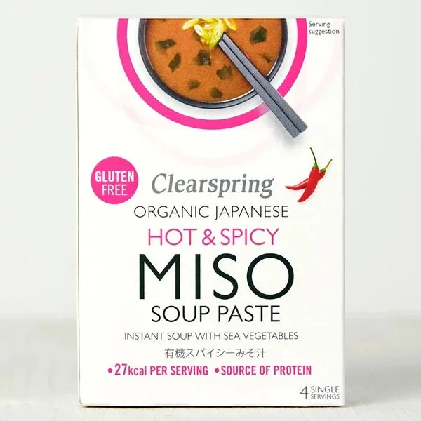 Clearspring Organic Instant Miso Soup Paste - Hot & Spicy 15g