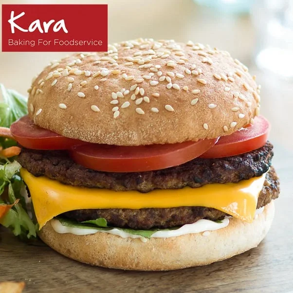 Kara Bakers 4" Vegan Seeded Burger Buns (48pk)