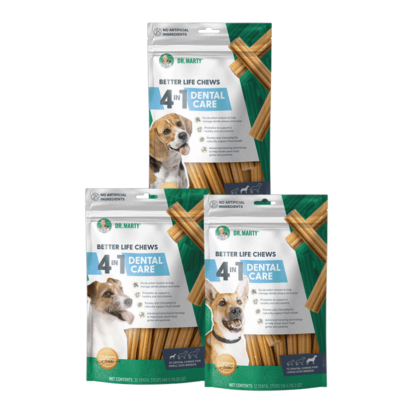 Dr. Marty Better Life Chews Dental Care for Dogs