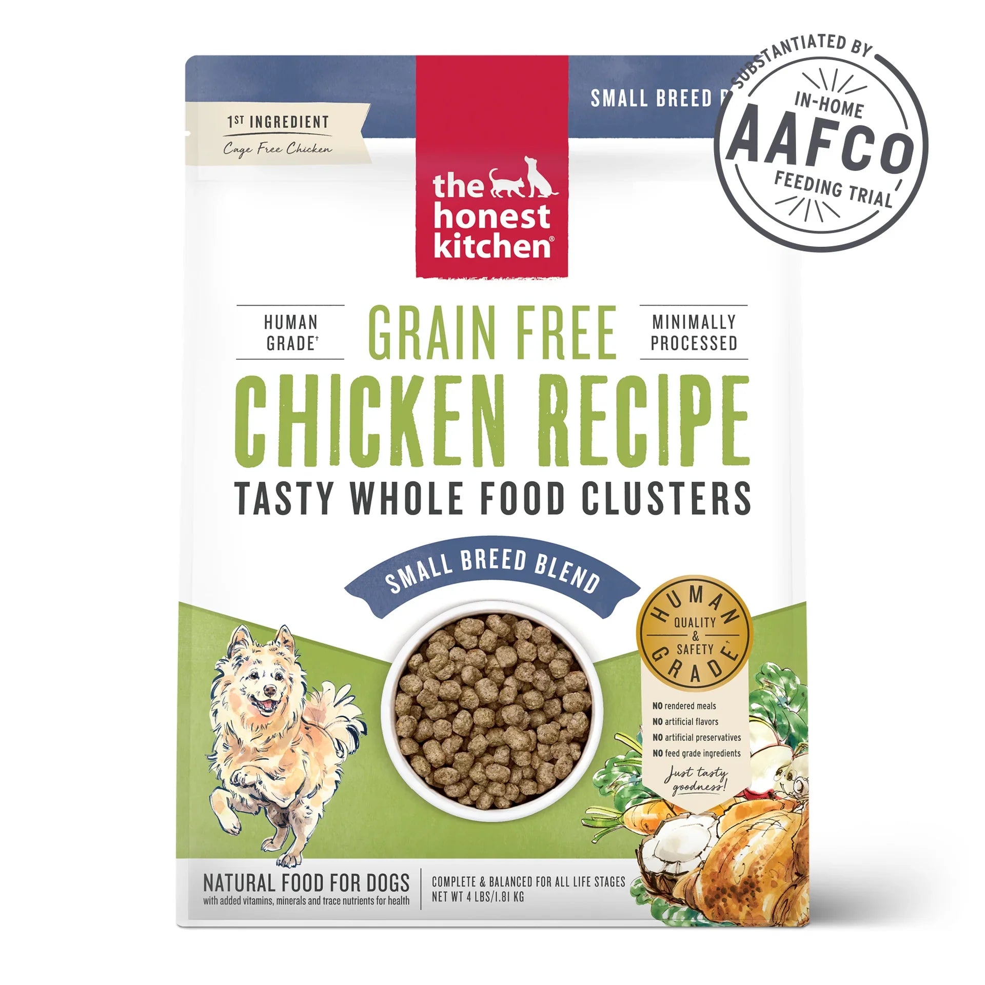 The Honest Kitchen Grain Free Chicken Clusters For Small Breeds Dry Dog Food