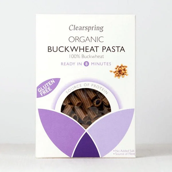 Clearspring Organic Gluten Free Buckwheat Tortiglioni Pasta 250g