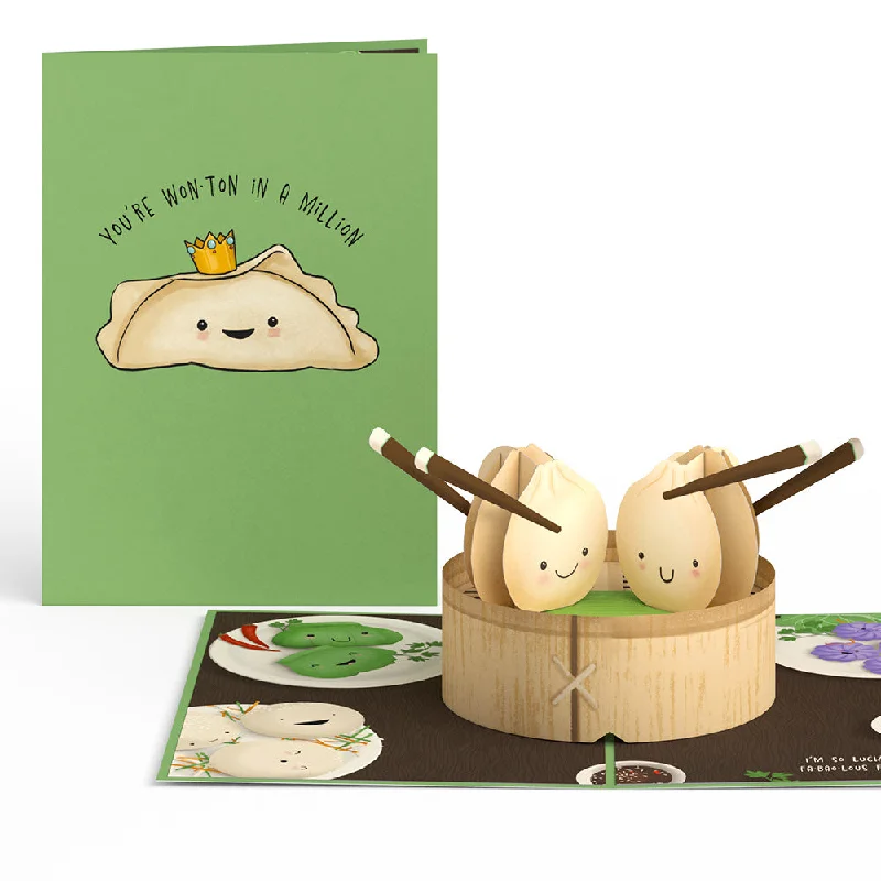 Wonton in a Million Friendship Pop-Up Card