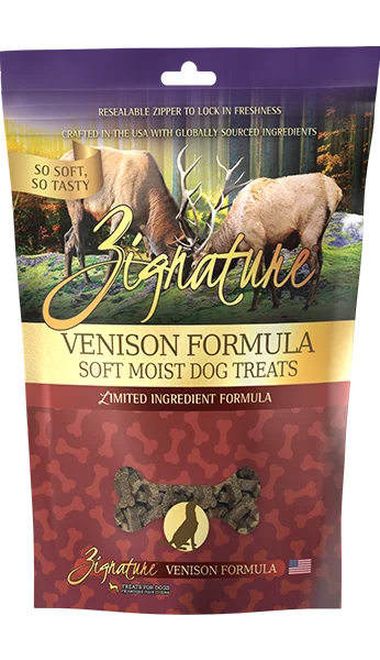 Zignature Soft Moist Venison Dog Treats