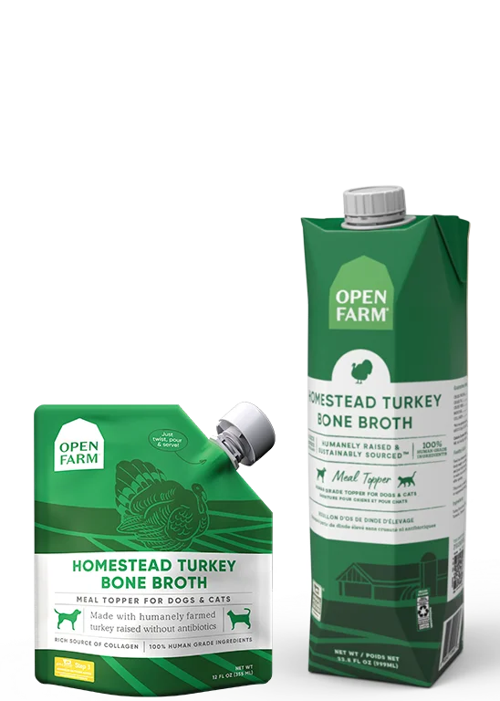 Open Farm Homestead Turkey Bone Broth Dog Food Topper