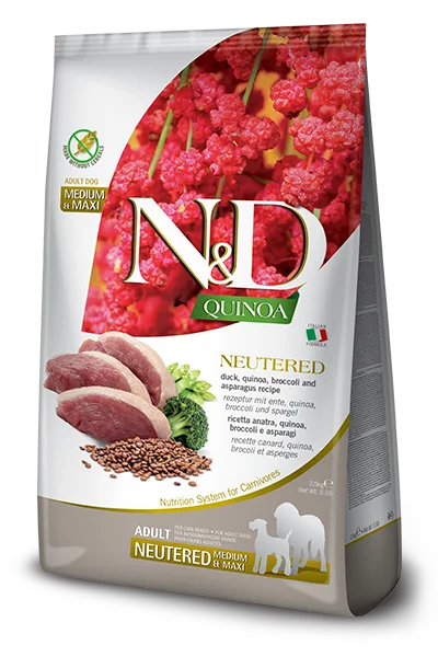 Farmina Neutered Duck & Quinoa Dog Food