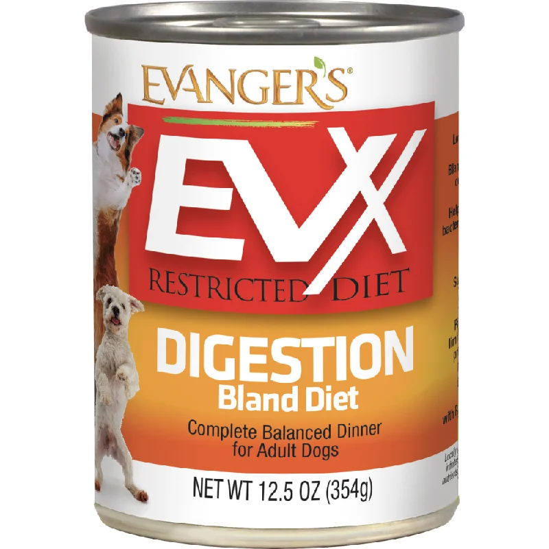 Evanger's EVX Restricted Diet Digestion Bland Diet for Dogs-12.5 oz