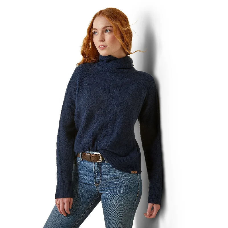 Ariat Ladies Novato Sweater - Navy Heather