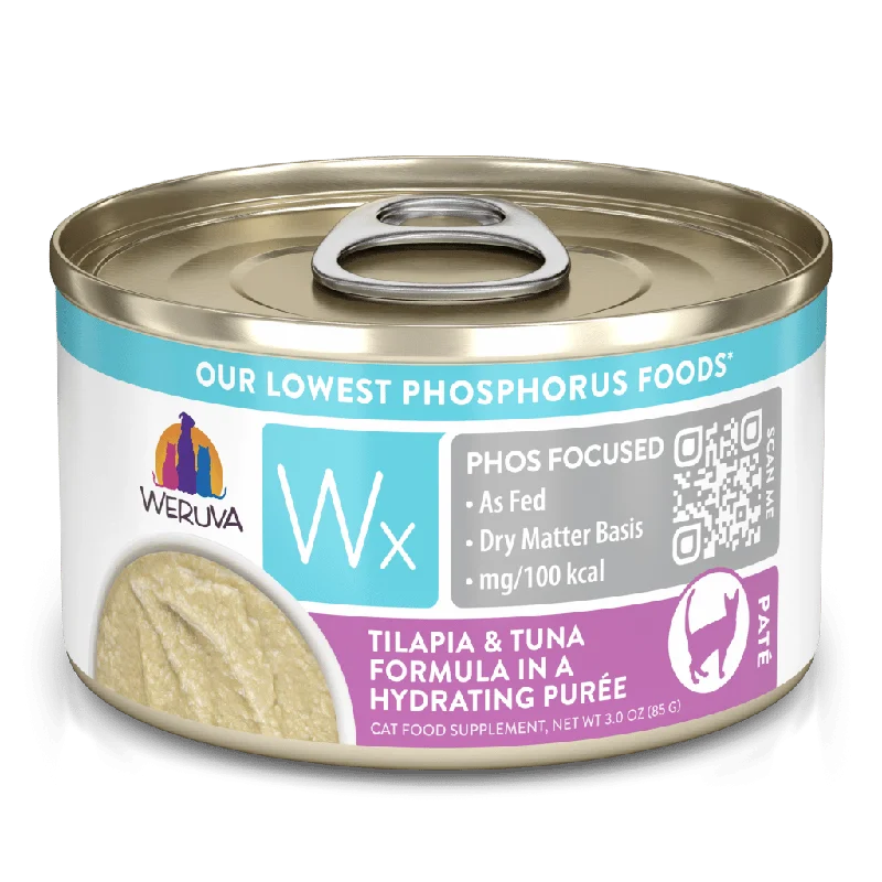 Weruva Wx Phos Focused Tilapia & Tuna Formula in a Hydrating Purée