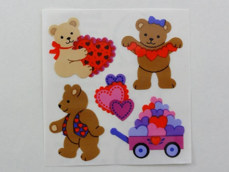 Sandylion Hearts Candies Xoxo Sticker Sheet / Module - Vintage & Collectible