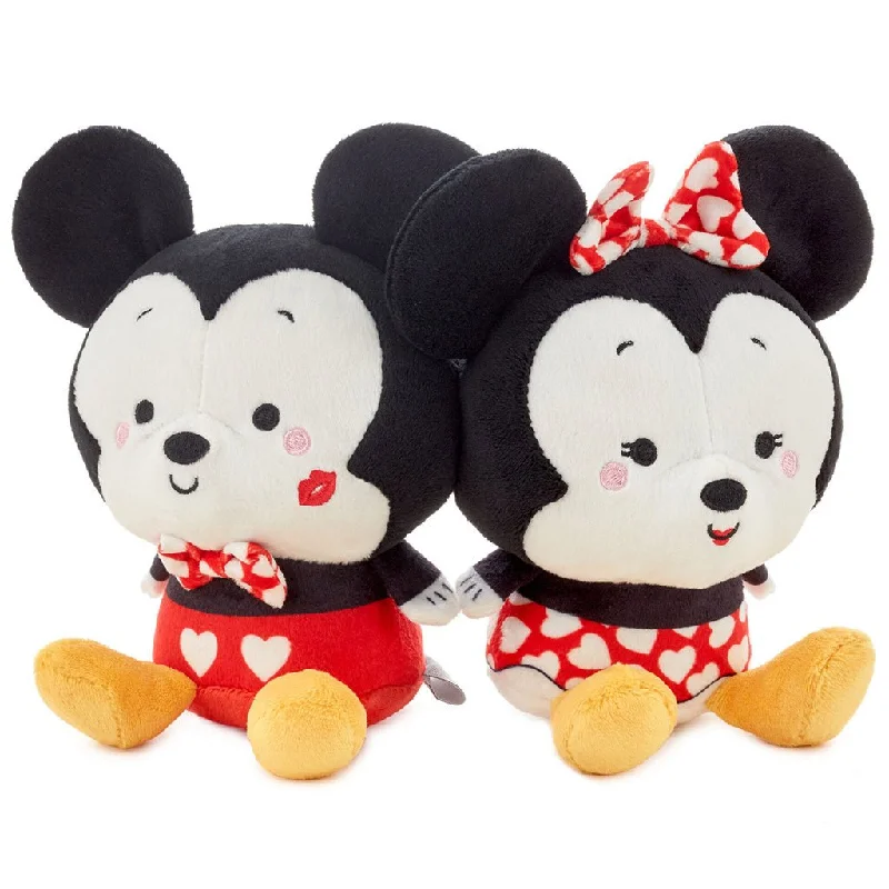 Hallmark : Better Together Disney Mickey and Minnie Magnetic Plush Pair, 5"