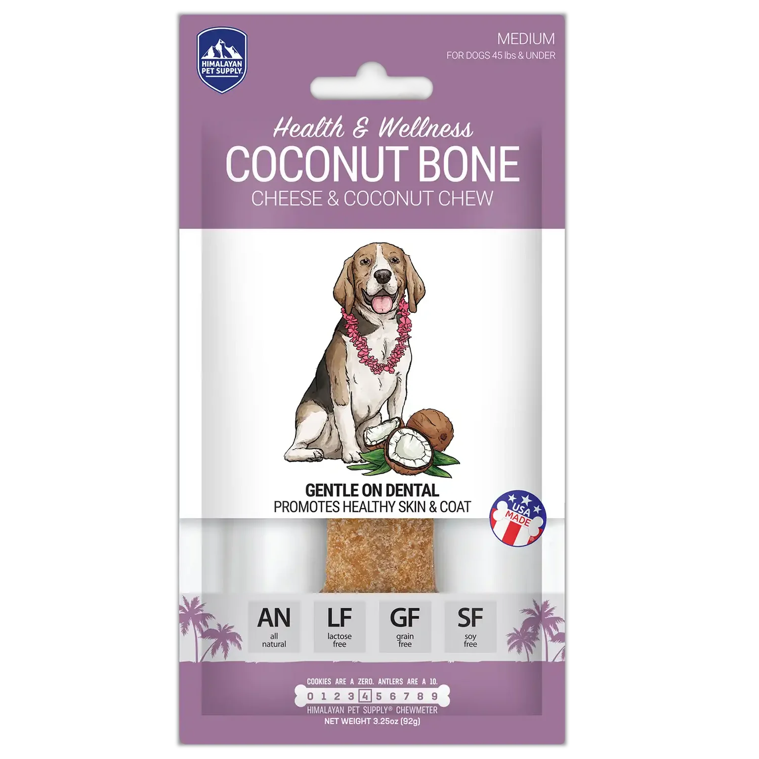 Himalayan Pet Health and Wellness Cheese & Coconut Dental Chew for Dogs