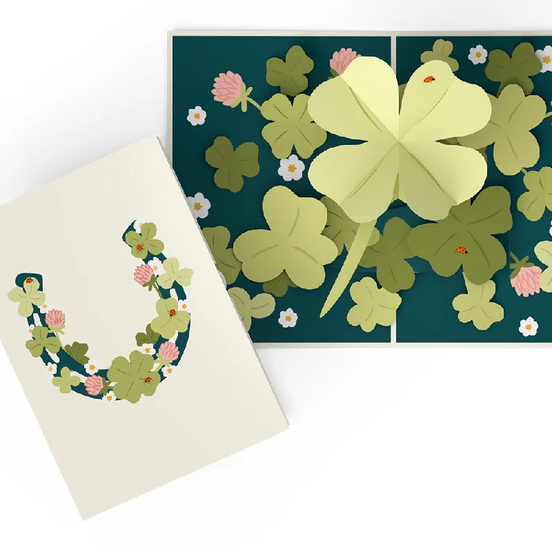 Shamrock Fields Pop-Up Card