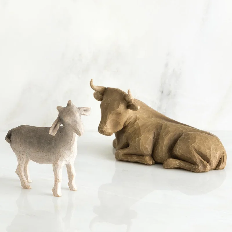 Willow Tree : Ox and Goat Figurine