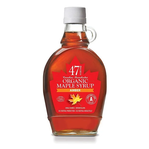 47 North Canadian Organic Amber Maple Syrup 250g