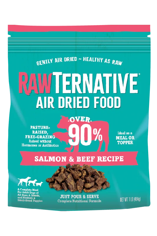 Grandma Mae's Rawternative Salmon & Beef Recipe Air Dried Dog Food