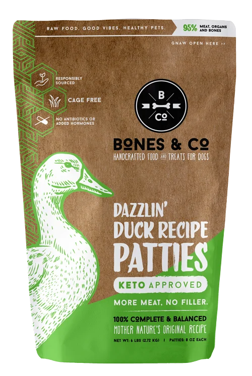 Bones & Co Frozen Dazzlin' Duck Recipe