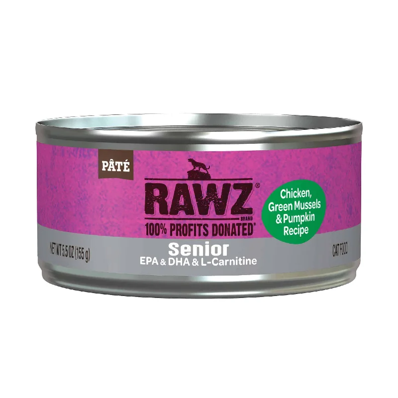 Rawz Senior Chicken, Green Mussels & Pumpkin Recipe Cat Food