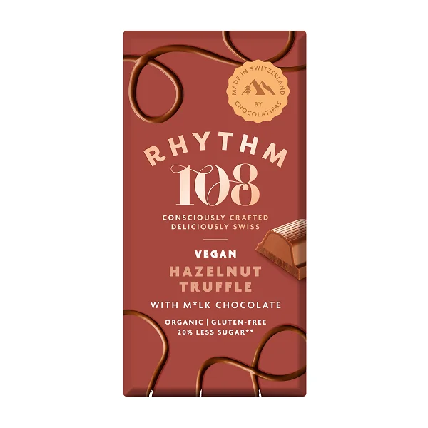 Rhythm 108 M’lk Chocolate Hazelnut Truffle Tablet 100g