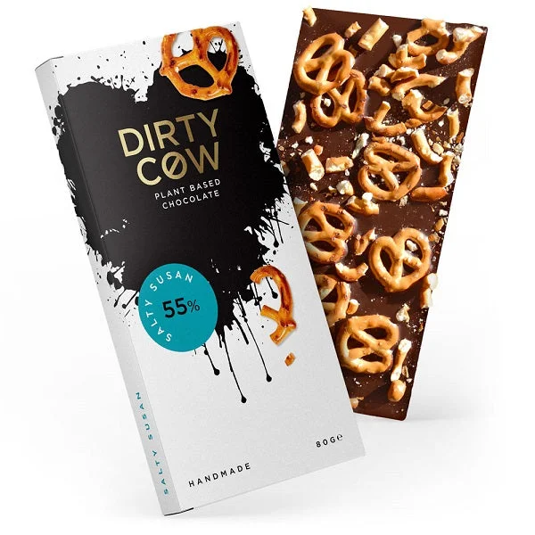 Dirty Cow Salty Susan Chocolate Bar 80g