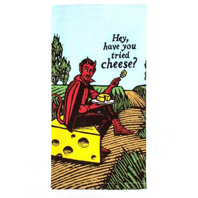 Blue Q : Dish Towel - "Have You Tried Cheese"