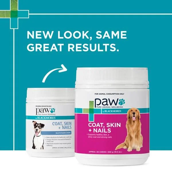 Blackmores: Paw – Coat, Skin + Nails – Multivitamin Chews