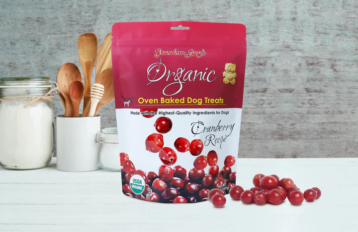 Grandma Lucy's Organic Cranberry Dog Treats - 14-oz