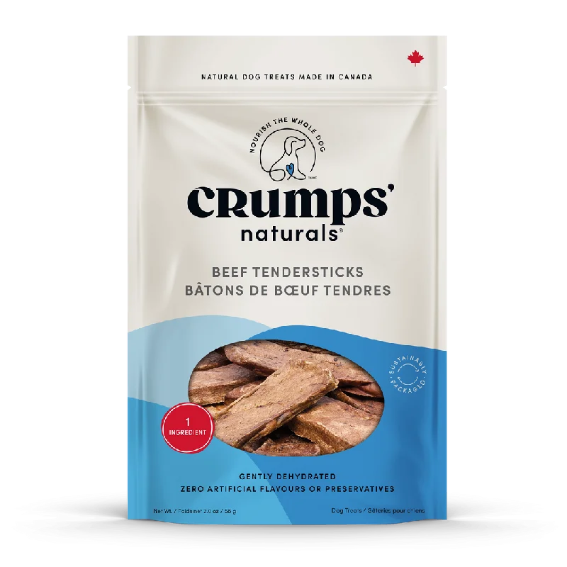 Crumps Naturals Beef Tender Sticks Jerky Dog Treats