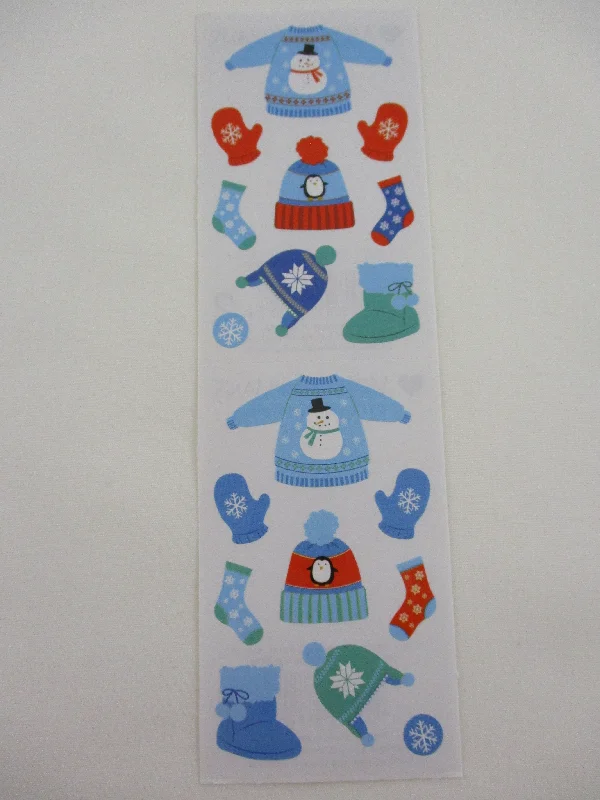 Mrs Grossman Winter Gear Sticker Sheet / Module - Vintage & Collectible