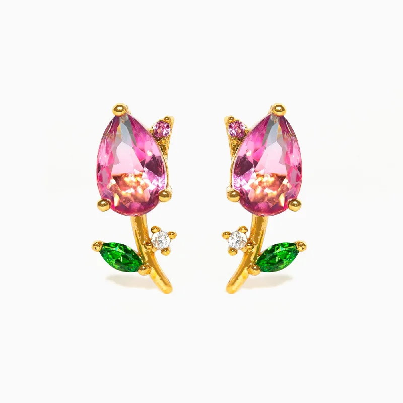 Blossoming Tulip Studs