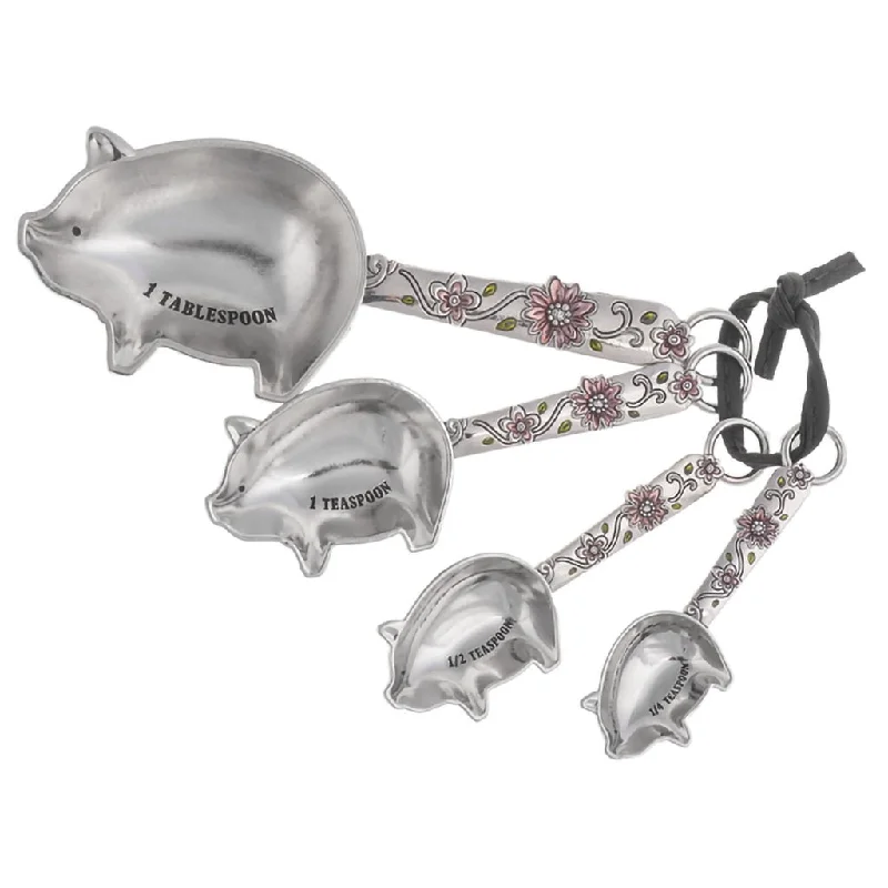 Ganz : Measuring Spoons - Pigs - Set of 4