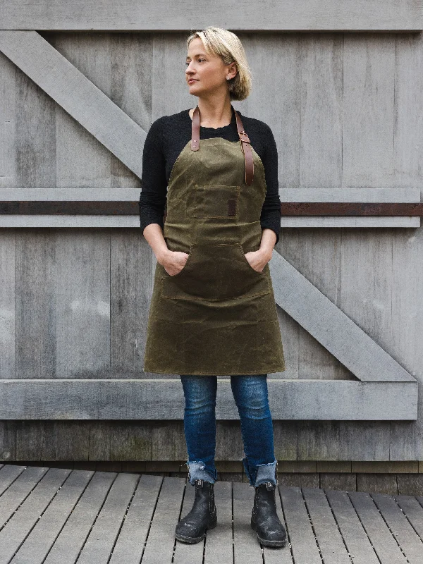 Handmade Waxed Canvas Apron