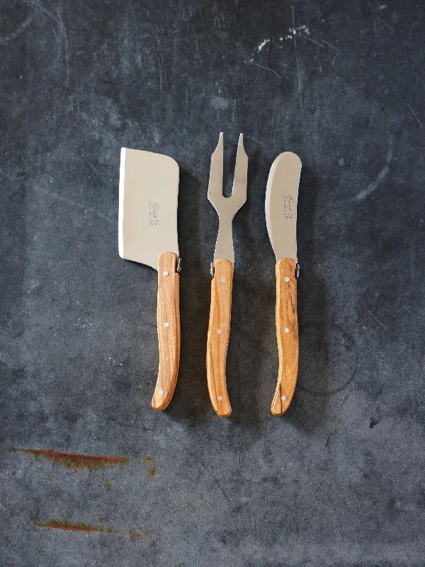 Olivewood Cheese & Charcuterie Utensils